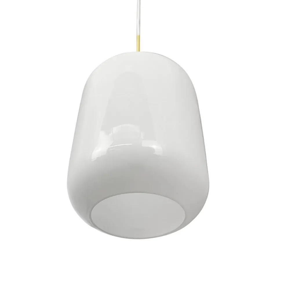 Silvia D15 pendel, opal/messing