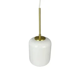 Silvia D15 pendel, opal/messing