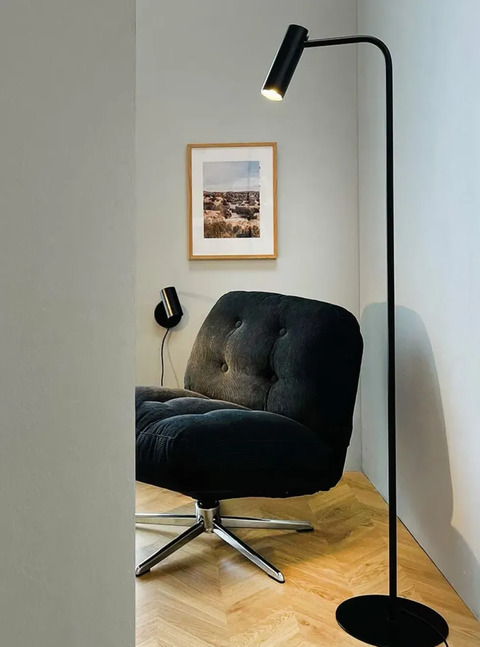 Skagerrak gulvlampe, sort