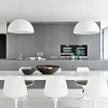 Skygarden 1 pendel, hvid blank