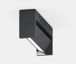 Slat One udendørs væglampe/loftlampe, antrasit