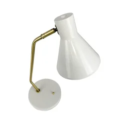 Sleep bordlampe, kit hvid