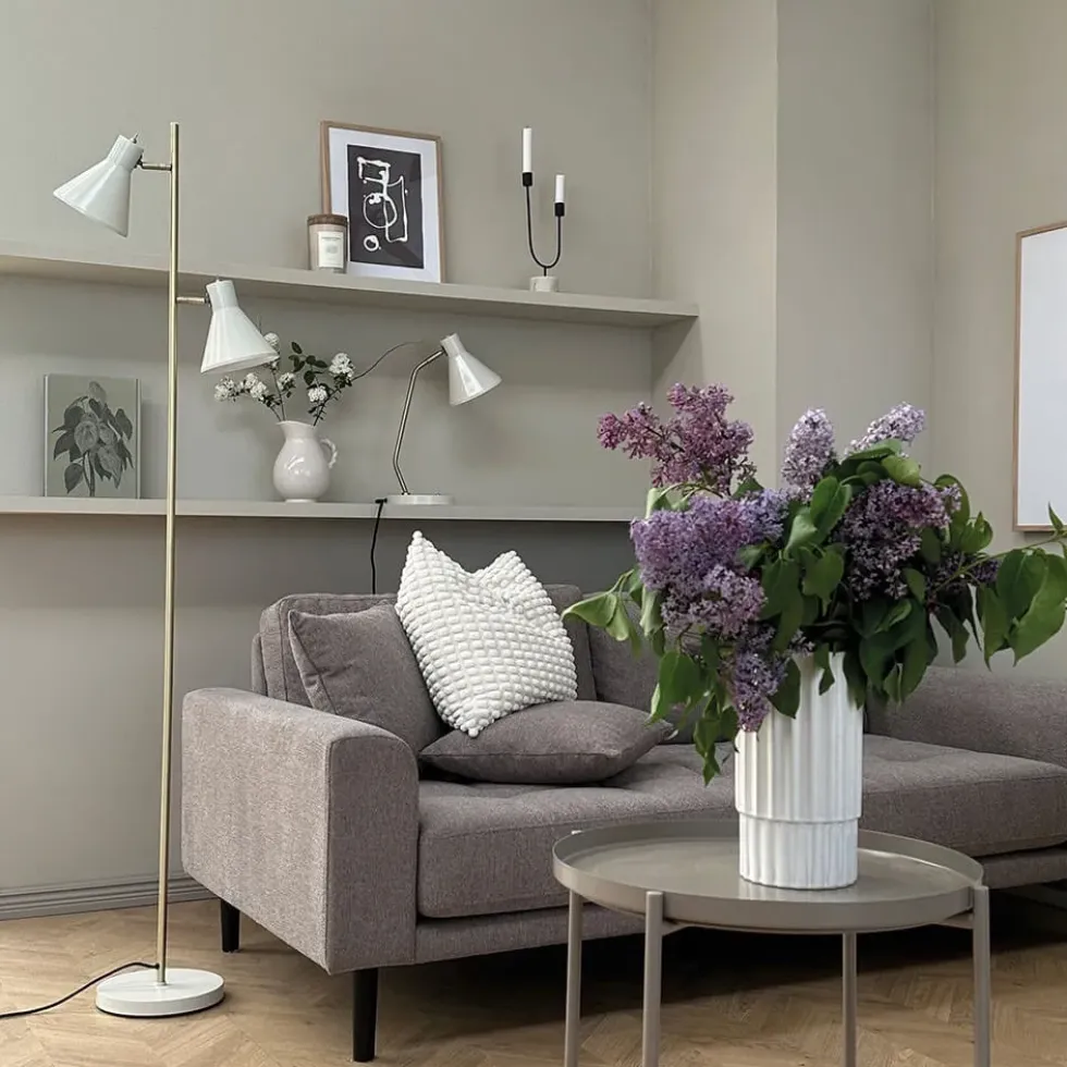 Sleep bordlampe, kit hvid