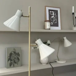 Sleep gulvlampe, kit hvid