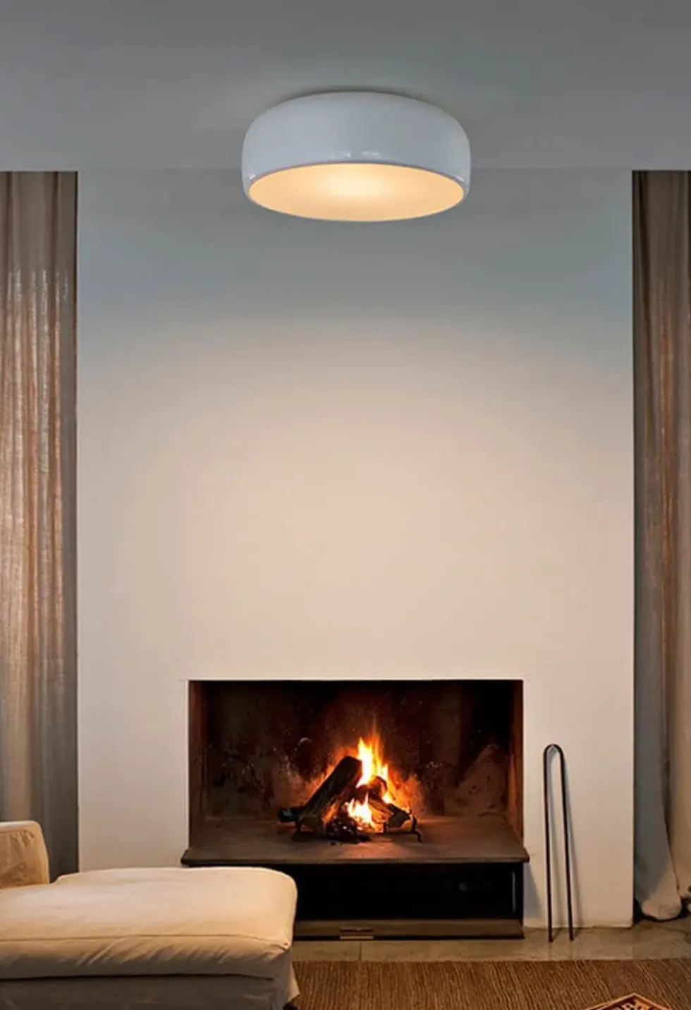 Smithfield loftlampe Pro, mud/grå