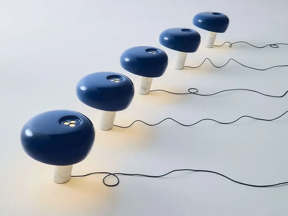 Snoopy Bordlampe, navy blå