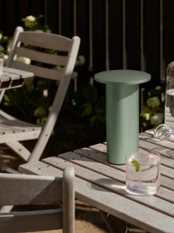 Solae Portable batterilampe / bordlampe, lysegrøn