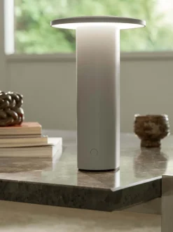 Solae Portable batterilampe / bordlampe, varm grå