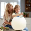 Sphere LED lampe m/højtaler & drinks køler, messing