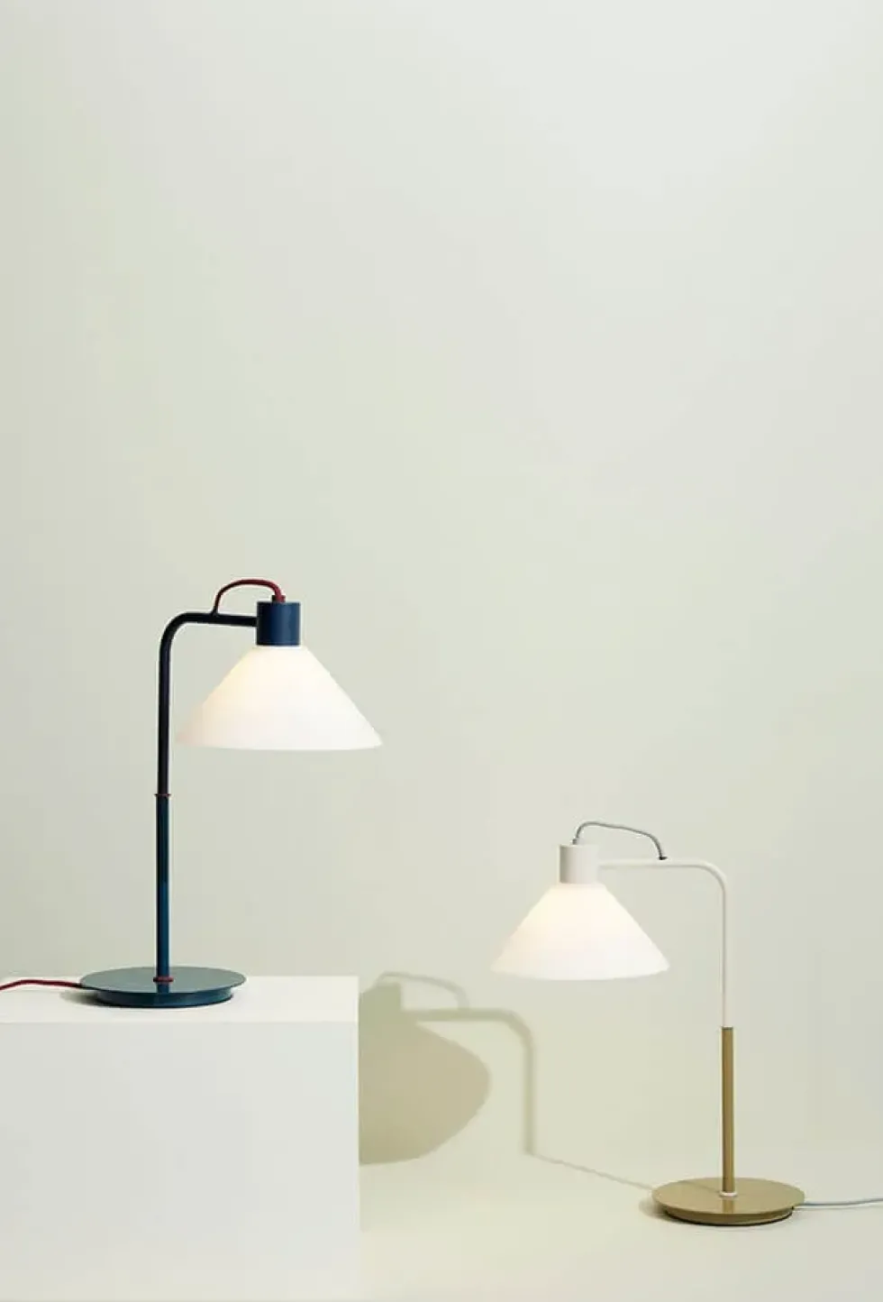 Spot bordlampe, blå