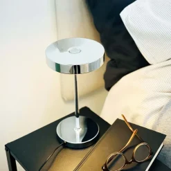 Starlight bordlampe, krom