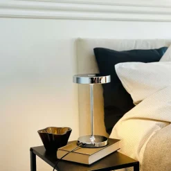 Starlight bordlampe, krom