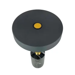 Starlight LED batteri- / bordlampe, sort marmor / messing