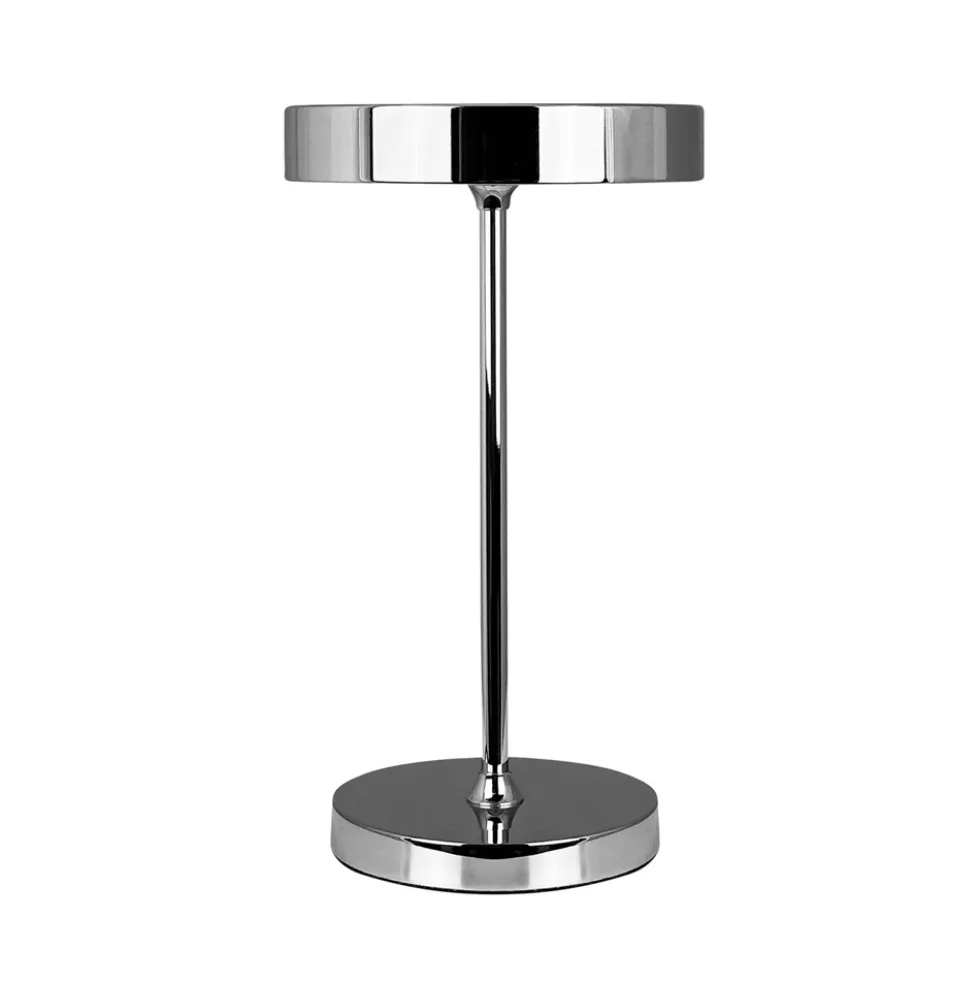 Starlight LED batterilampe / bordlampe, krom