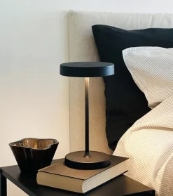 Starlight LED batterilampe / bordlampe, sort