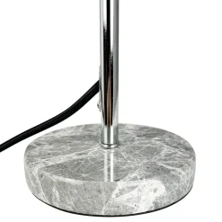 Stockholm D20 bordlampe, krom/marmor