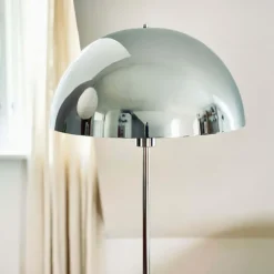 Stockholm gulvlampe, krom/marmor