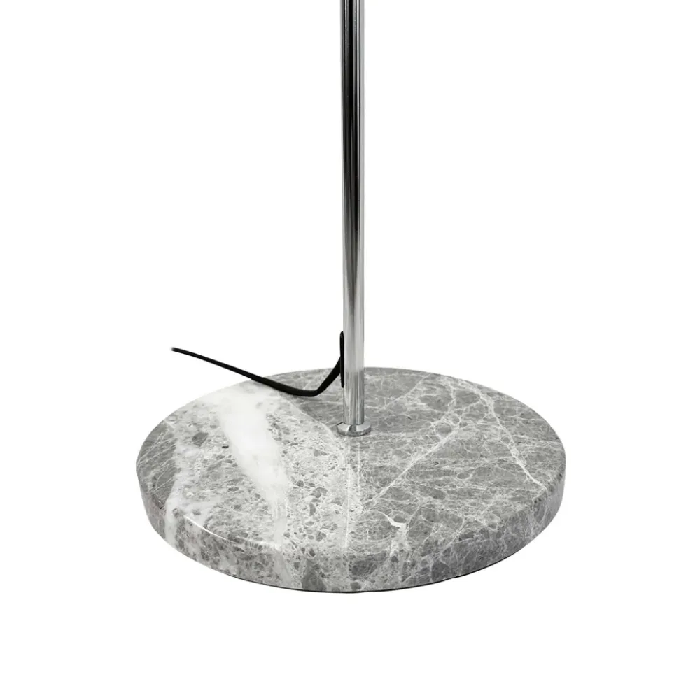 Stockholm gulvlampe, krom/marmor