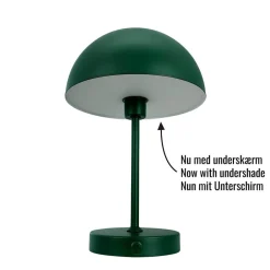 Stockholm LED 2.0 bordlampe / batterilampe, mørkegrøn