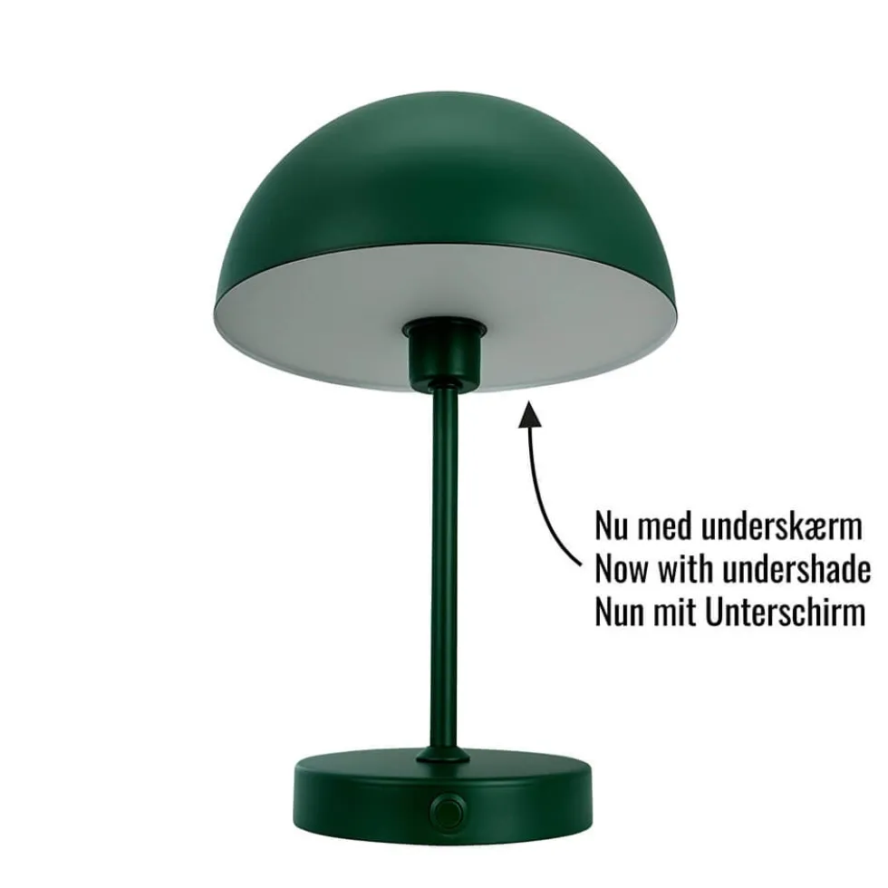 Stockholm LED 2.0 bordlampe / batterilampe, mørkegrøn