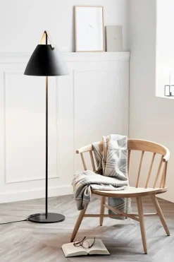 Strap gulvlampe, sort