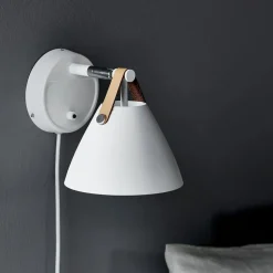 Strap 15 væglampe, hvid