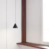 String Light cone pendel 22m, sort