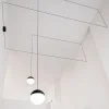 String Light sphere pendel 22m, sort