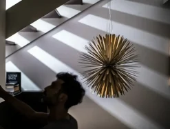 Sun Light of Love pendel, mat guld