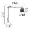 Superarchimoon outdoor gulvlampe, panama (B&M Exclusive)