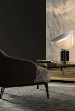Taccia Bordlampe, bronze