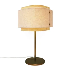 Takai bordlampe, beige