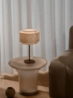 Takai bordlampe, beige