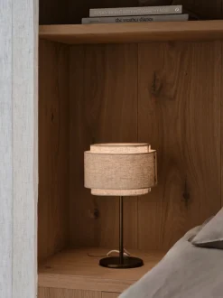 Takai bordlampe, beige