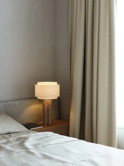 Takai Marble bordlampe, beige