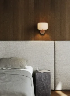Takai væglampe, beige