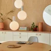 Tala Alumina Triple pendel (fatning), hvid