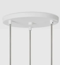 Tala Alumina Triple pendel (fatning), hvid