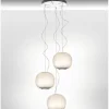 Tartan LED Sospensione, Hvid