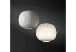 Tartan LED Sospensione, Hvid
