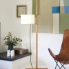 TMM gulvlampe, bøg/beige