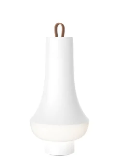 Tomoshi Portable bordlampe / batterilampe, hvid