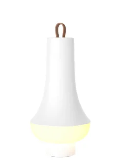 Tomoshi Portable bordlampe / batterilampe, hvid