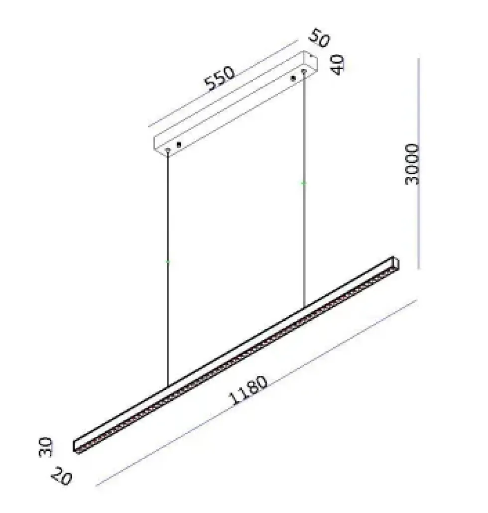 Tratto pendel, titanium