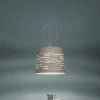 Tress Grande LED Sospensione, Grå