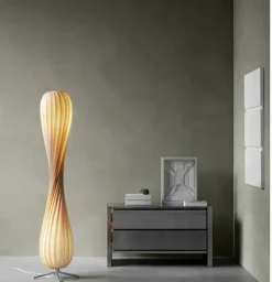TR7 gulvlampe, birk/natur, 25 x 117 cm