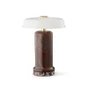 TRIP no. 2 portable batterilampe / bordlampe, burgundy/opal