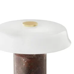 TRIP no. 2 portable batterilampe / bordlampe, burgundy/opal