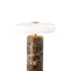 TRIP portable batterilampe / bordlampe, dark emperador/opal