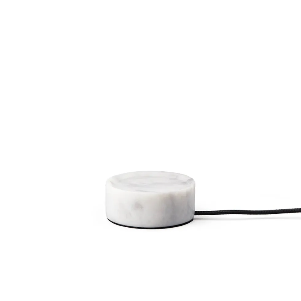 TRIP portable batterilampe / bordlampe, carrara/opal
